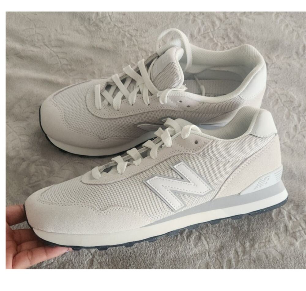 New Balance 515 V3 Classic Sneakers Reflection White Aluminum Gray women's 11